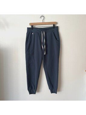 Figs Zamora Joggers Scrub Pants Blue Women's Size Medium Petite